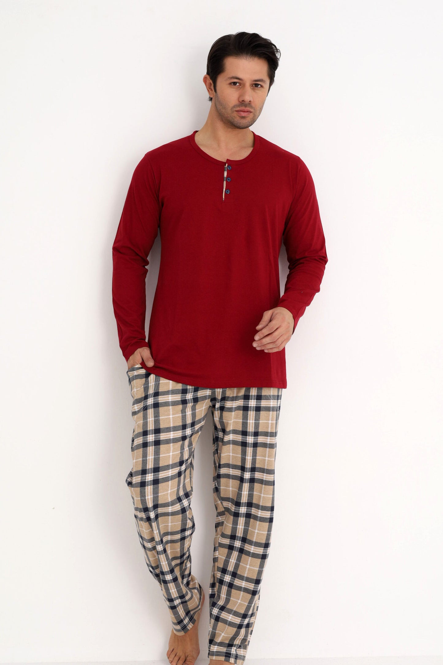 Pyjamaset Timber aus Baumwolle