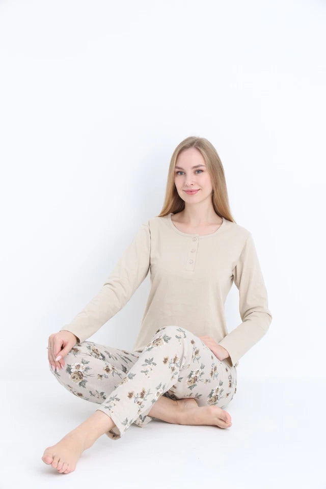 Pyjamaset Cornflower aus Baumwolle