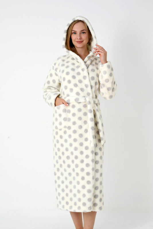 Bademantel Polka Dot