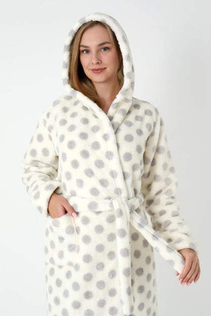 Bademantel Polka Dot