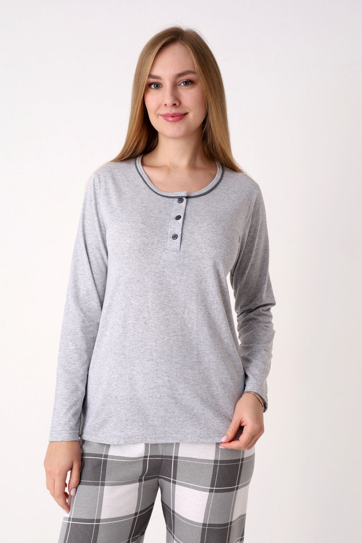 Pyjamaset Shadow aus Baumwolle