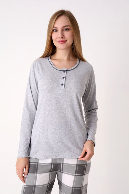 Pyjamaset Shadow aus Baumwolle