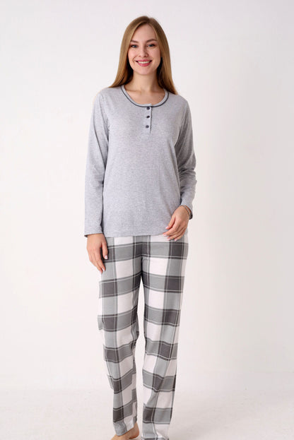 Pyjamaset Shadow aus Baumwolle