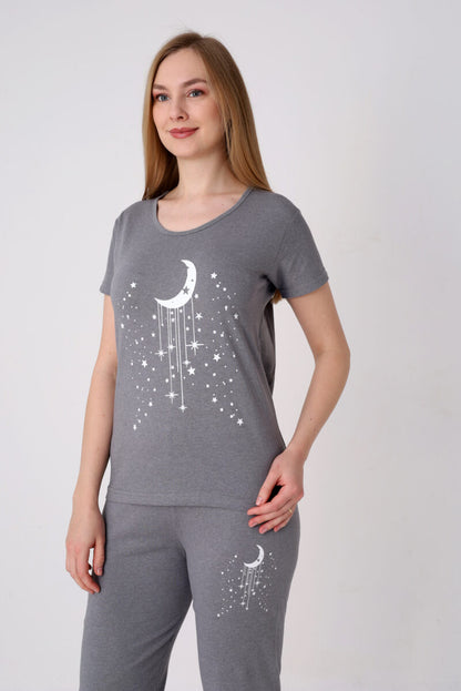 Pyjamaset Stars aus Baumwolle