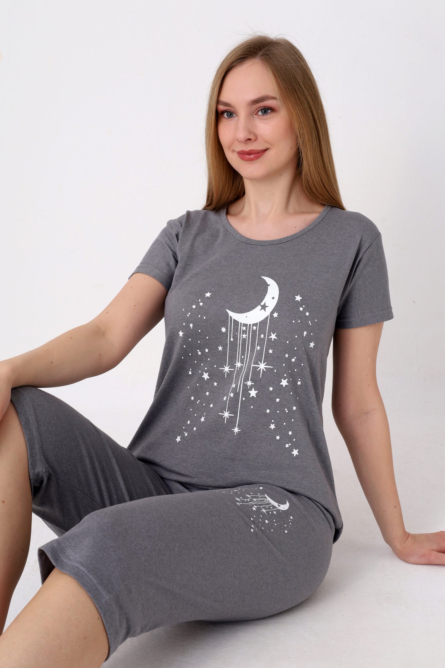 Pyjamaset Stars aus Baumwolle