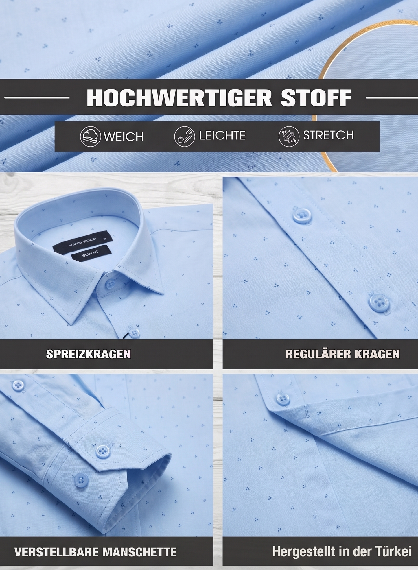 Herrenhemd Milano