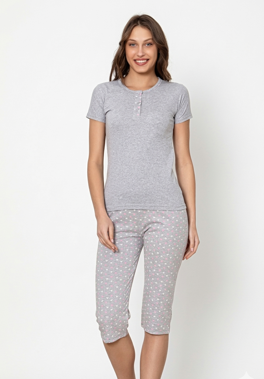 Pyjamaset Dots aus Baumwolle