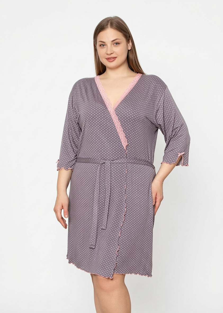 Bademantel Plus-Size Astel aus Viskose