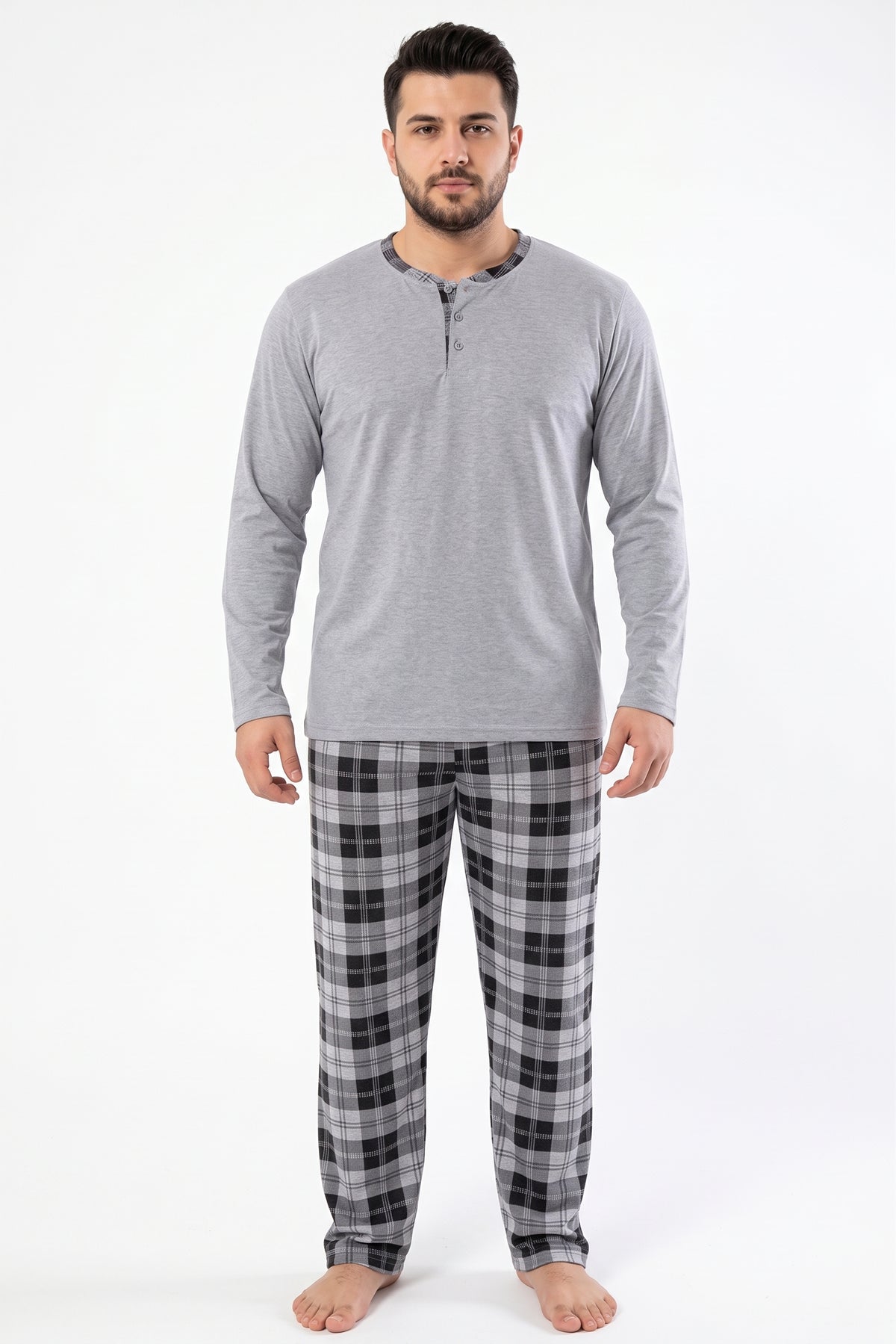 Pyjamaset Plus-Size Logan aus Baumwolle