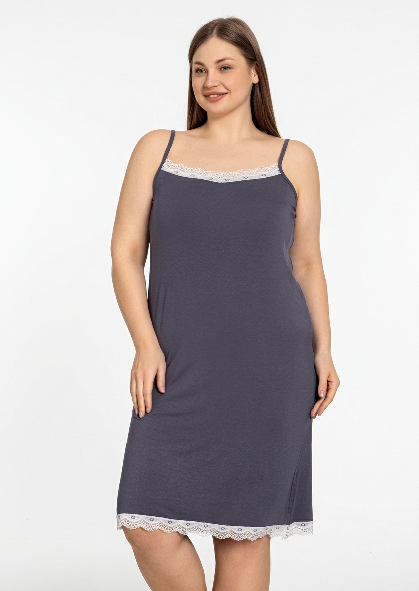 Nachthemd Plus-Size Velin aus Viskose