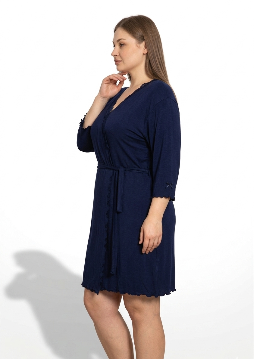 Bademantel Plus-Size Azra aus Viskose