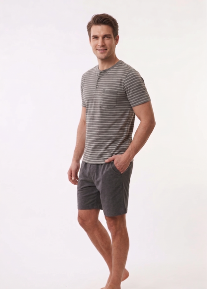 Pyjamaset Stripes aus Baumwolle
