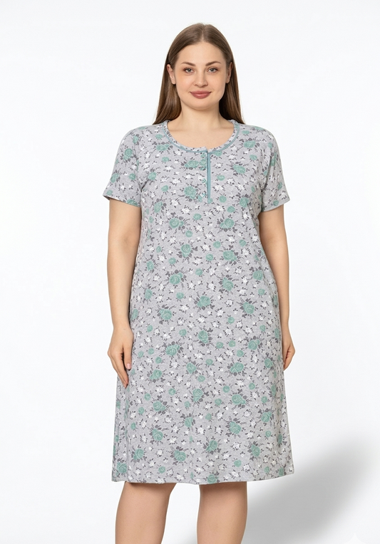 Nachthemd Plus-Size Lora aus Baumwolle