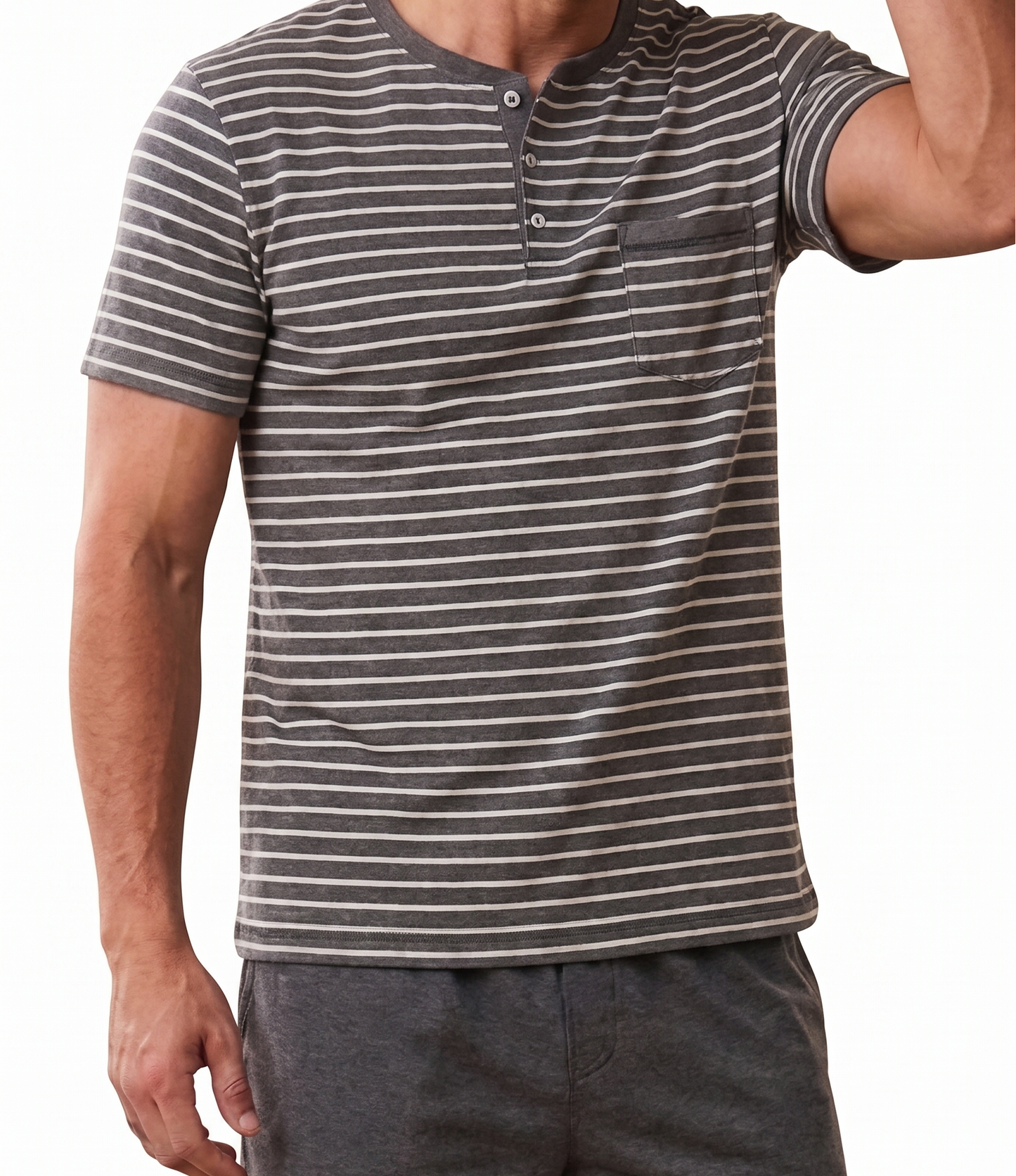 Pyjamaset Stripes aus Baumwolle