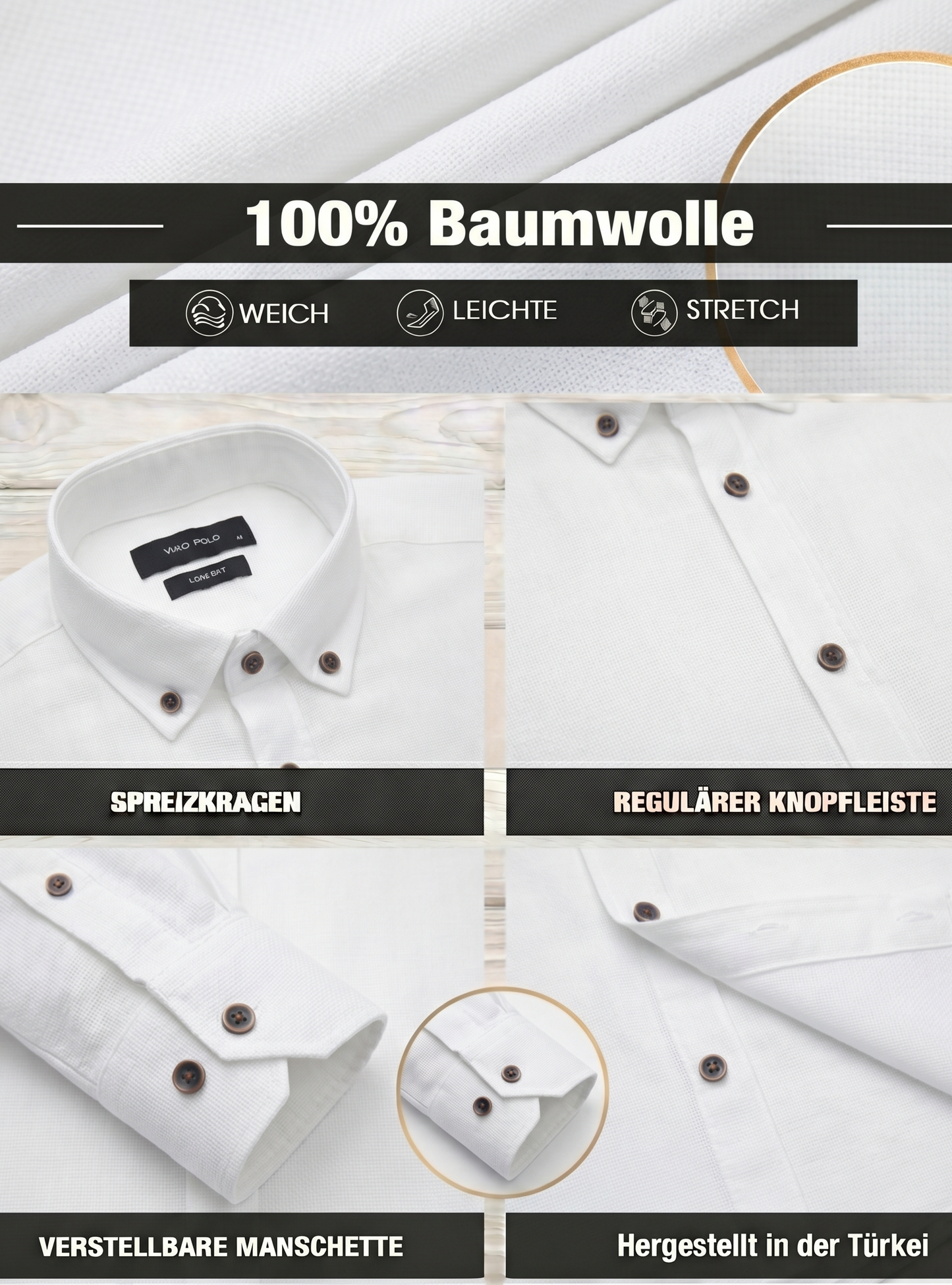 Herrenhemd Malibu