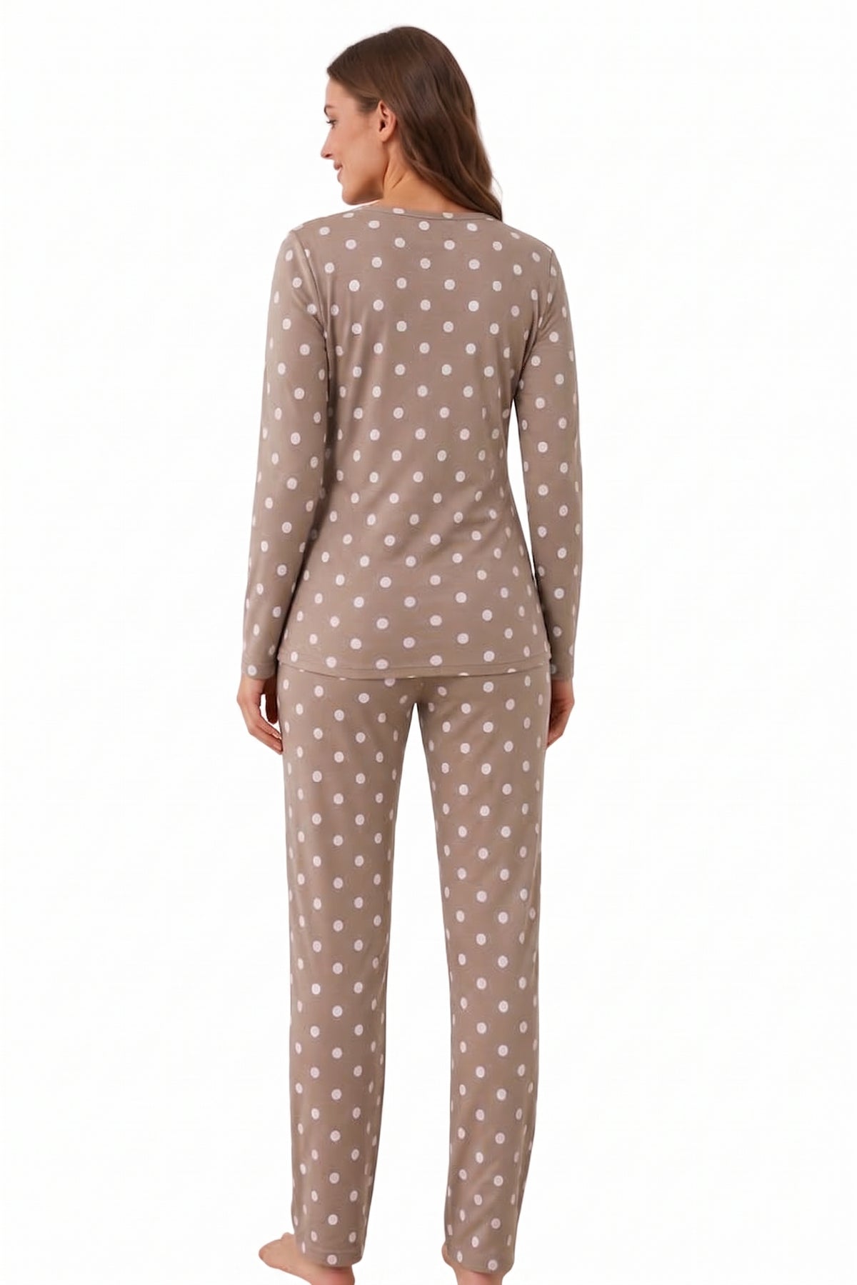 Pyjamaset Rosewood aus Baumwolle