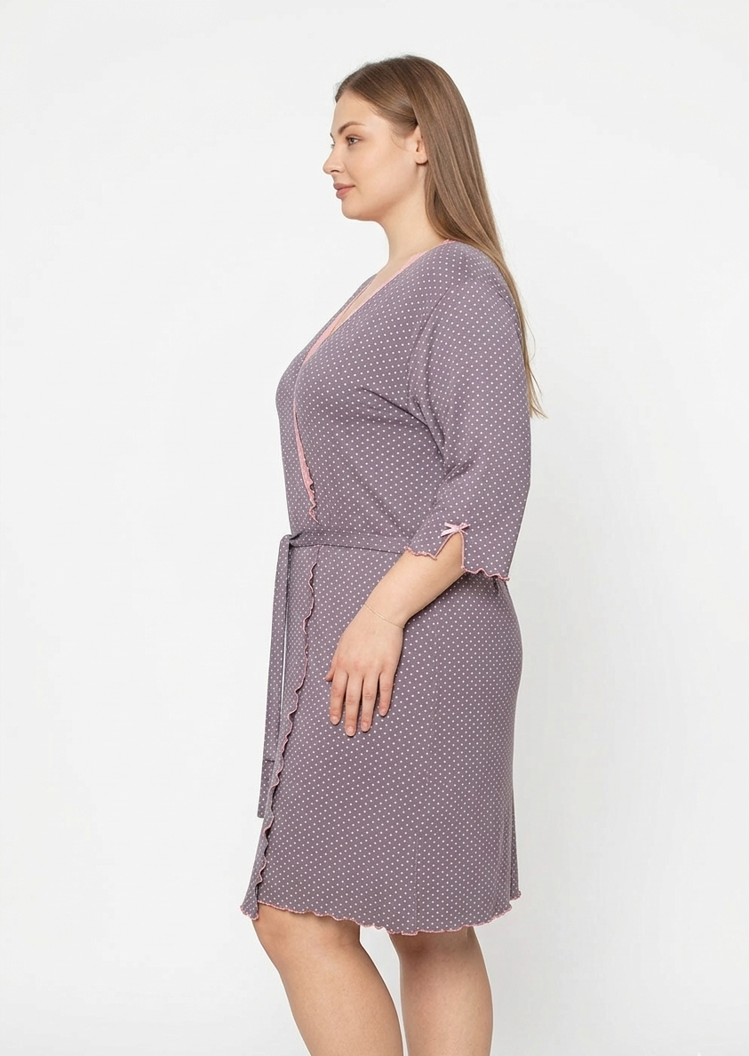 Bademantel Plus-Size Astel aus Viskose