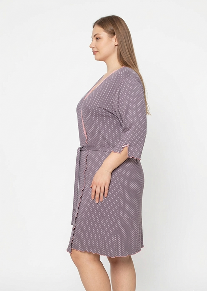 Bademantel Plus-Size Astel aus Viskose