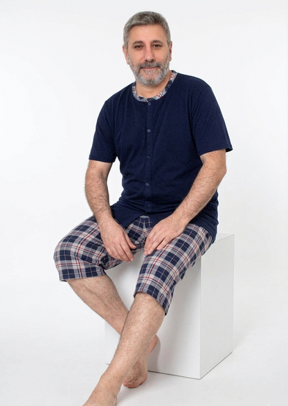 Pyjamaset Plus-Size Jett aus Baumwolle