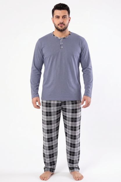 Pyjamaset Plus-Size Logan aus Baumwolle