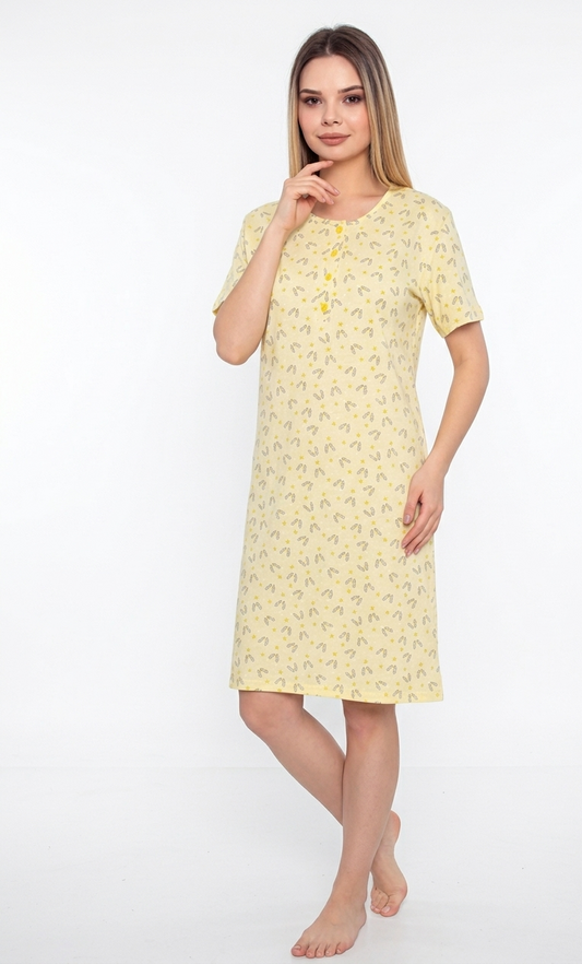 Nachthemd Yellow aus Baumwolle