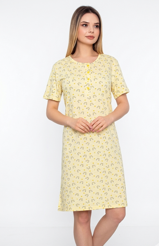 Nachthemd Yellow aus Baumwolle