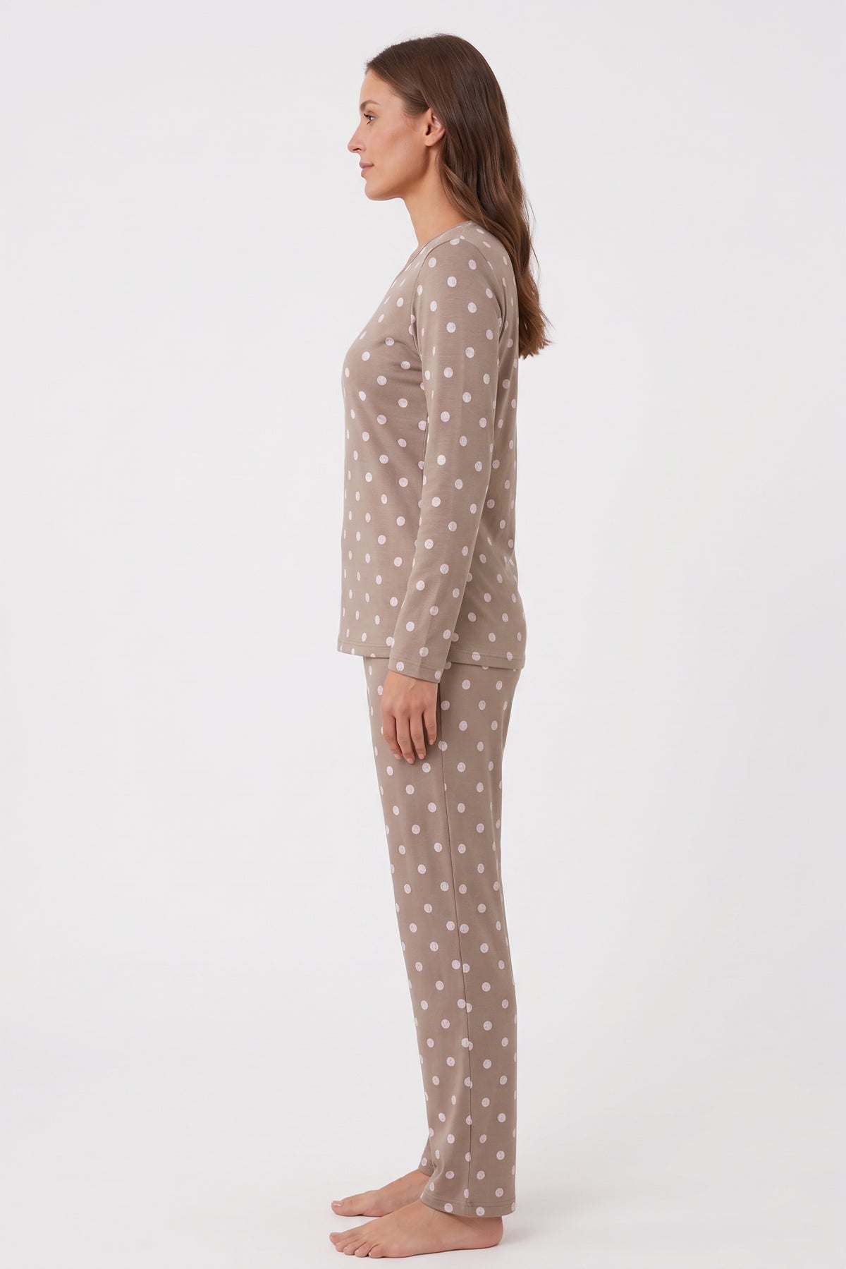 Pyjamaset Rosewood aus Baumwolle