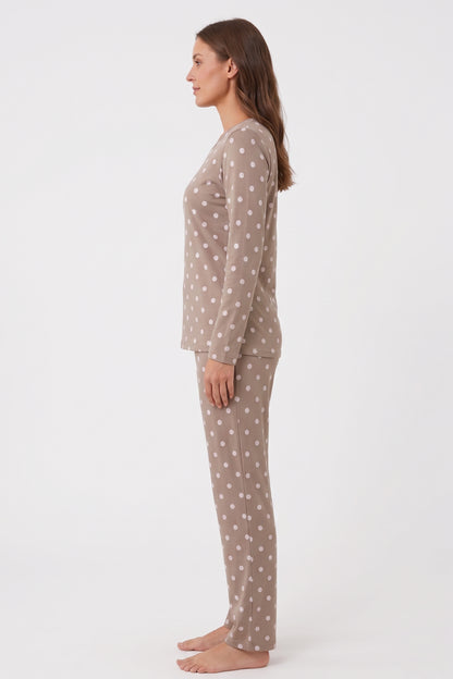 Pyjamaset Rosewood aus Baumwolle