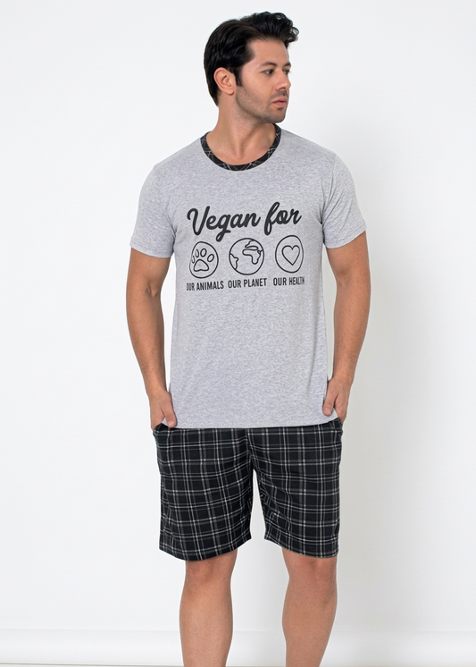 Pyjamaset Vegan aus Baumwolle