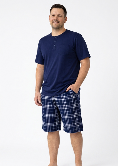 Pyjamaset Plus-Size Surf aus Baumwolle