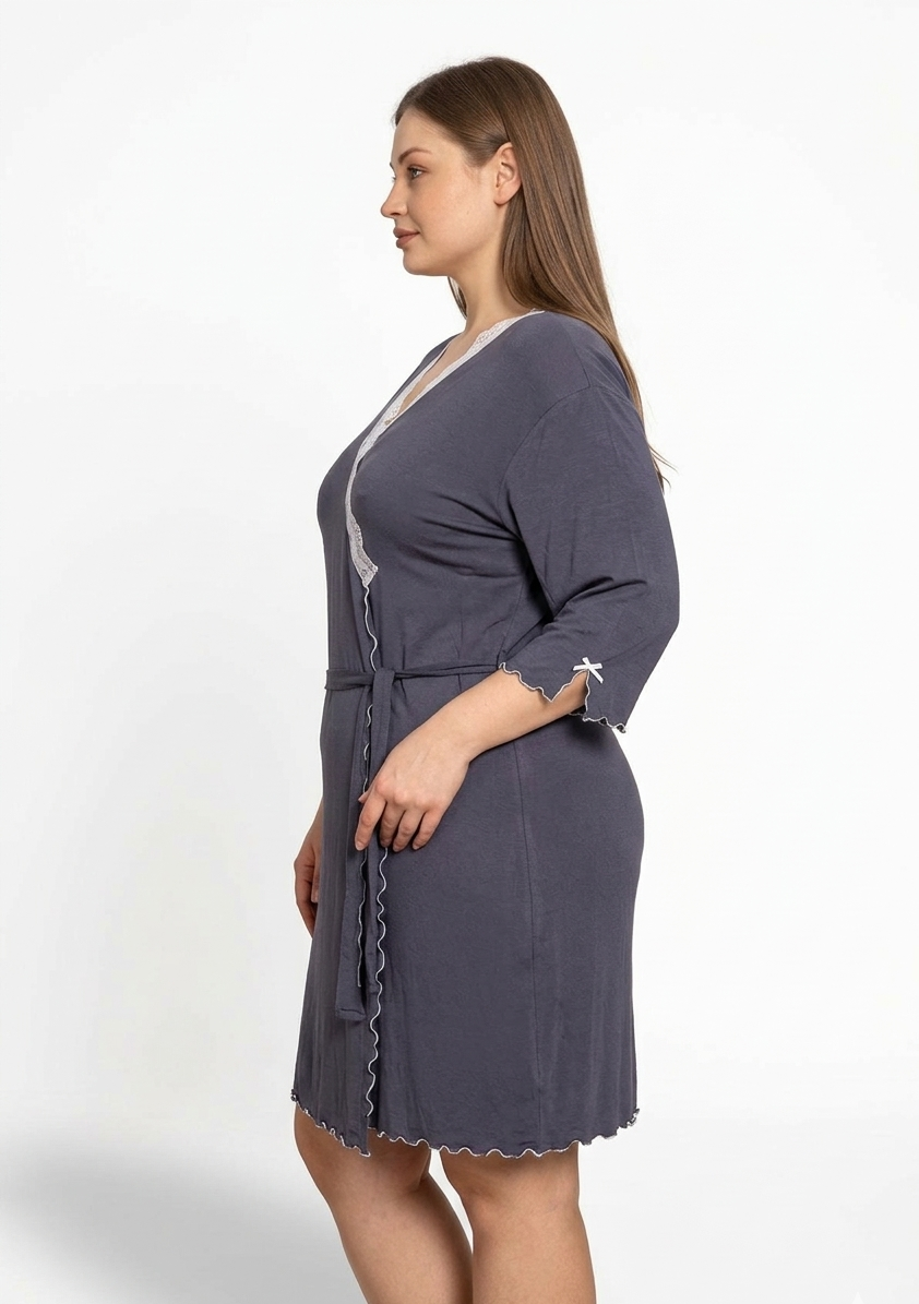 Bademantel Plus-Size Azra aus Viskose