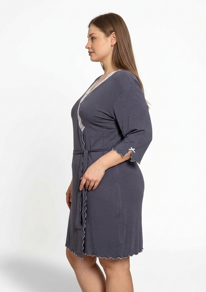 Bademantel Plus-Size Azra aus Viskose
