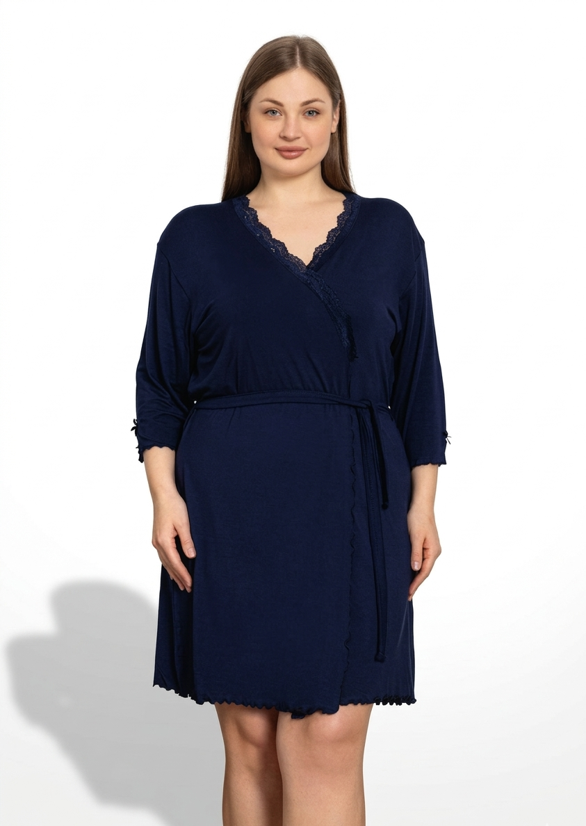 Bademantel Plus-Size Azra aus Viskose
