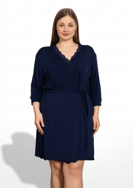Bademantel Plus-Size Azra aus Viskose