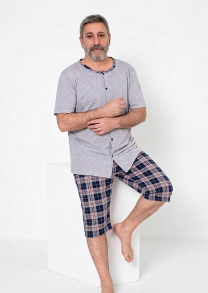 Pyjamaset Plus-Size Jett aus Baumwolle