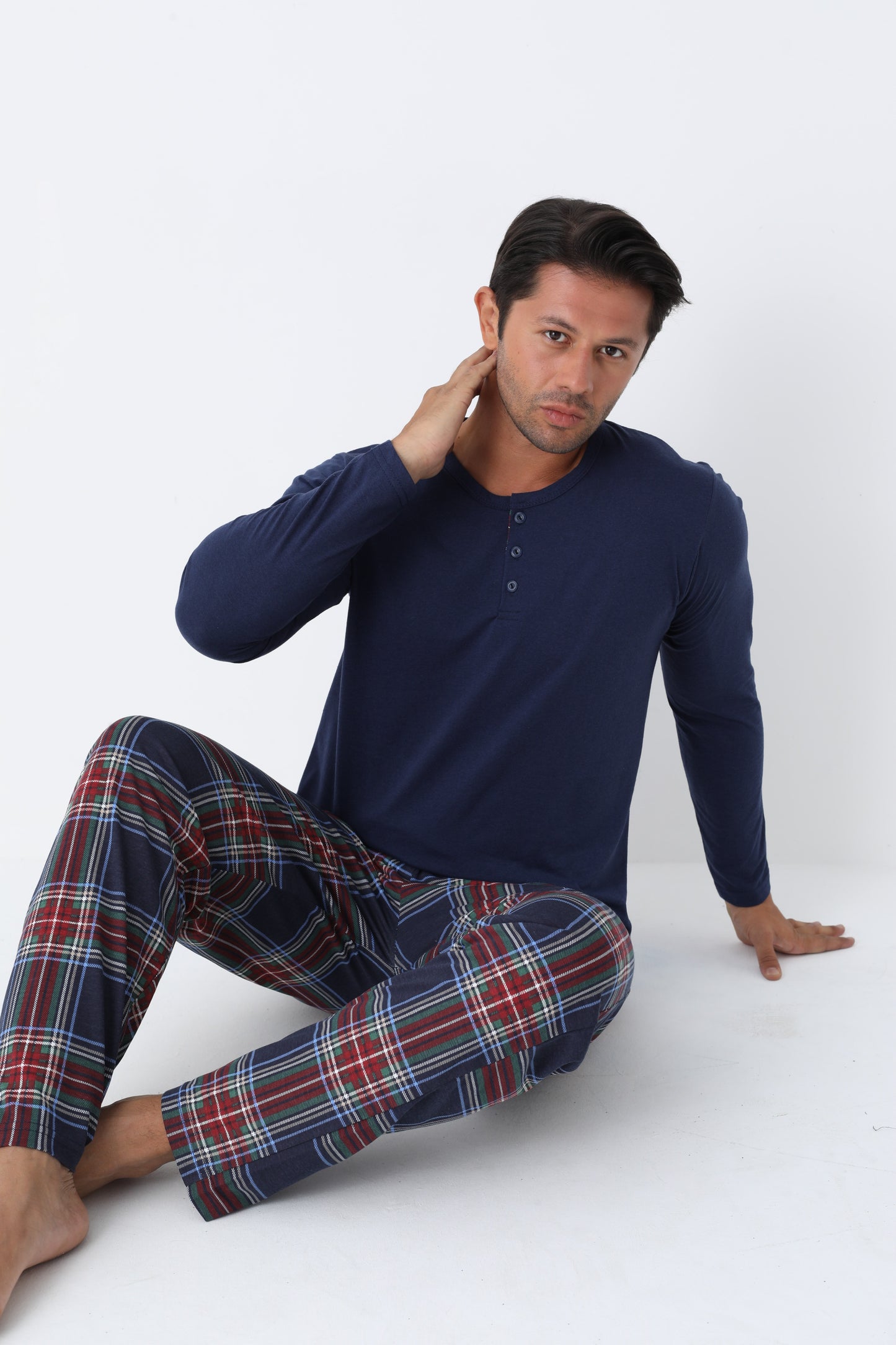 Pyjamaset Forest aus Baumwolle