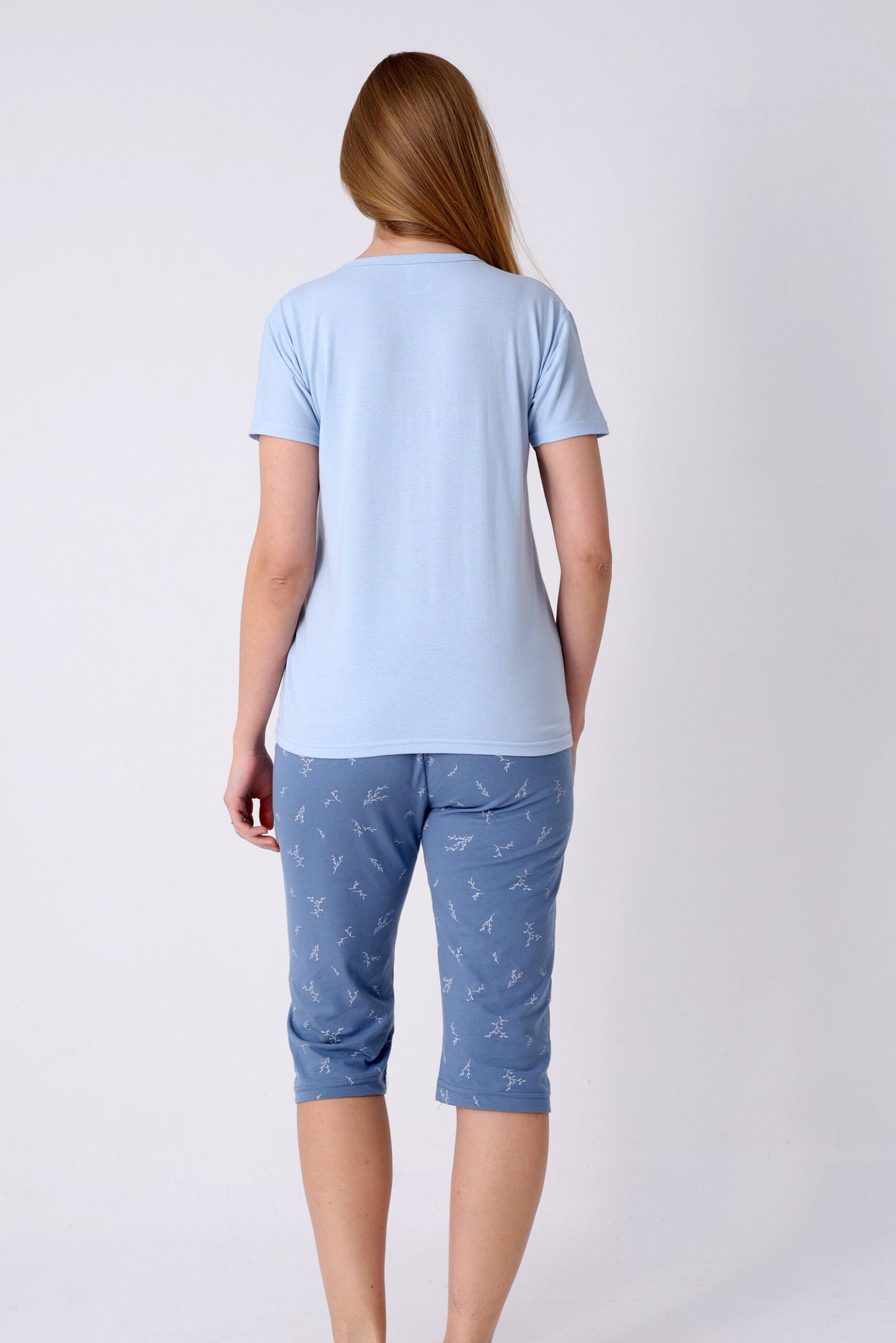 Pyjamaset Mavi aus Baumwolle