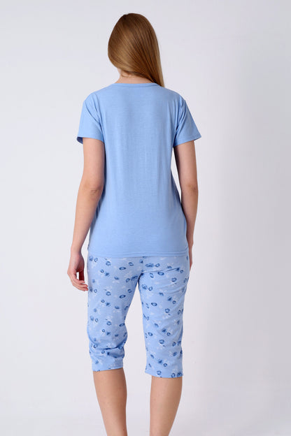 Pyjamaset Blue aus Baumwolle