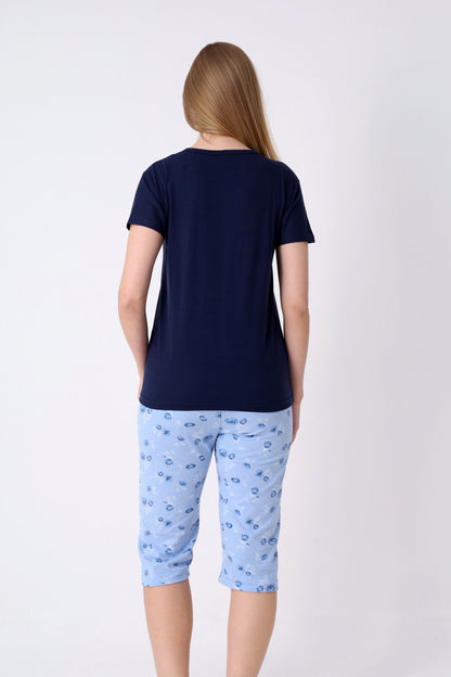 Pyjamaset Blue aus Baumwolle