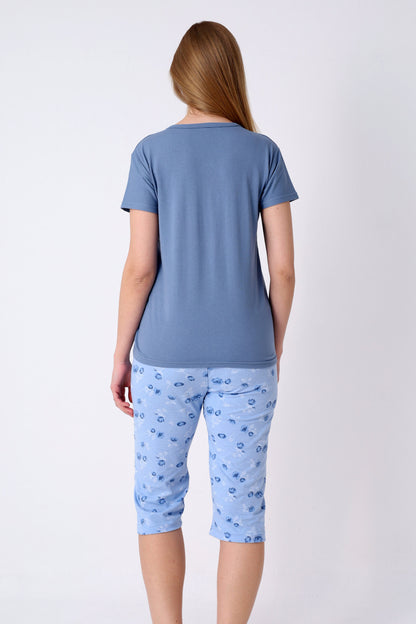 Pyjamaset Blue aus Baumwolle
