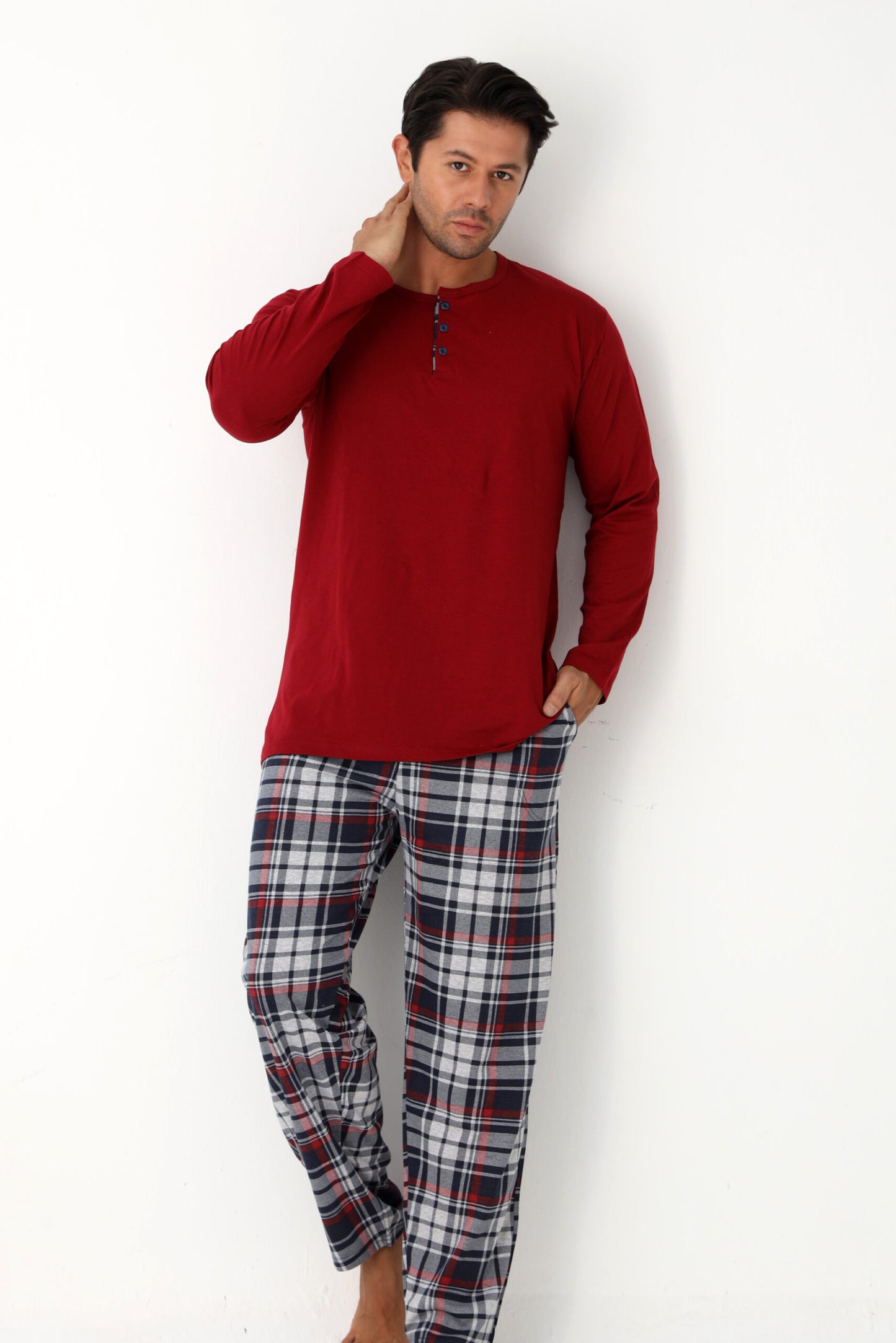 Pyjamaset Nocturn aus Baumwolle