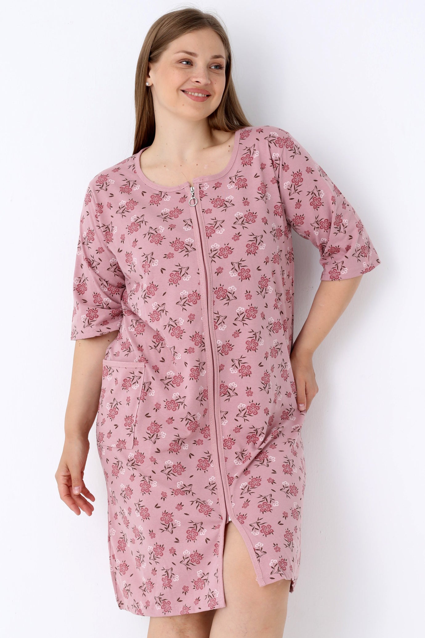 Bademantel Plus-Size Petra aus Baumwolle