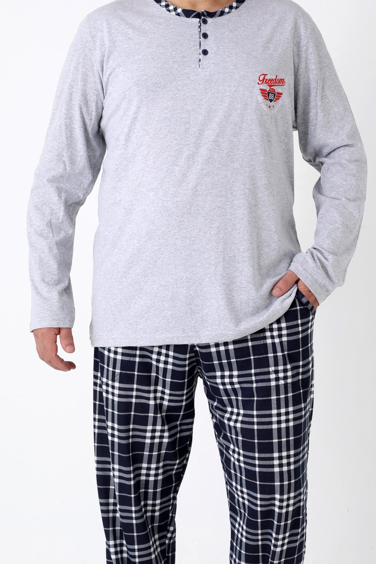 Pyjamaset Plus-Size Free aus Baumwolle