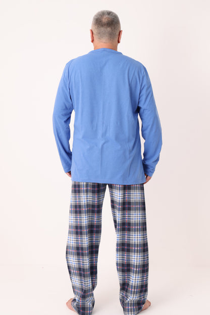 Pyjamaset Plus-Size Solid aus Baumwolle