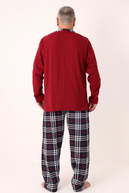 Pyjamaset Plus-Size Canvas aus Baumwolle