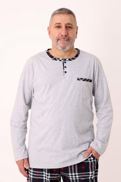 Pyjamaset Plus-Size Canvas aus Baumwolle