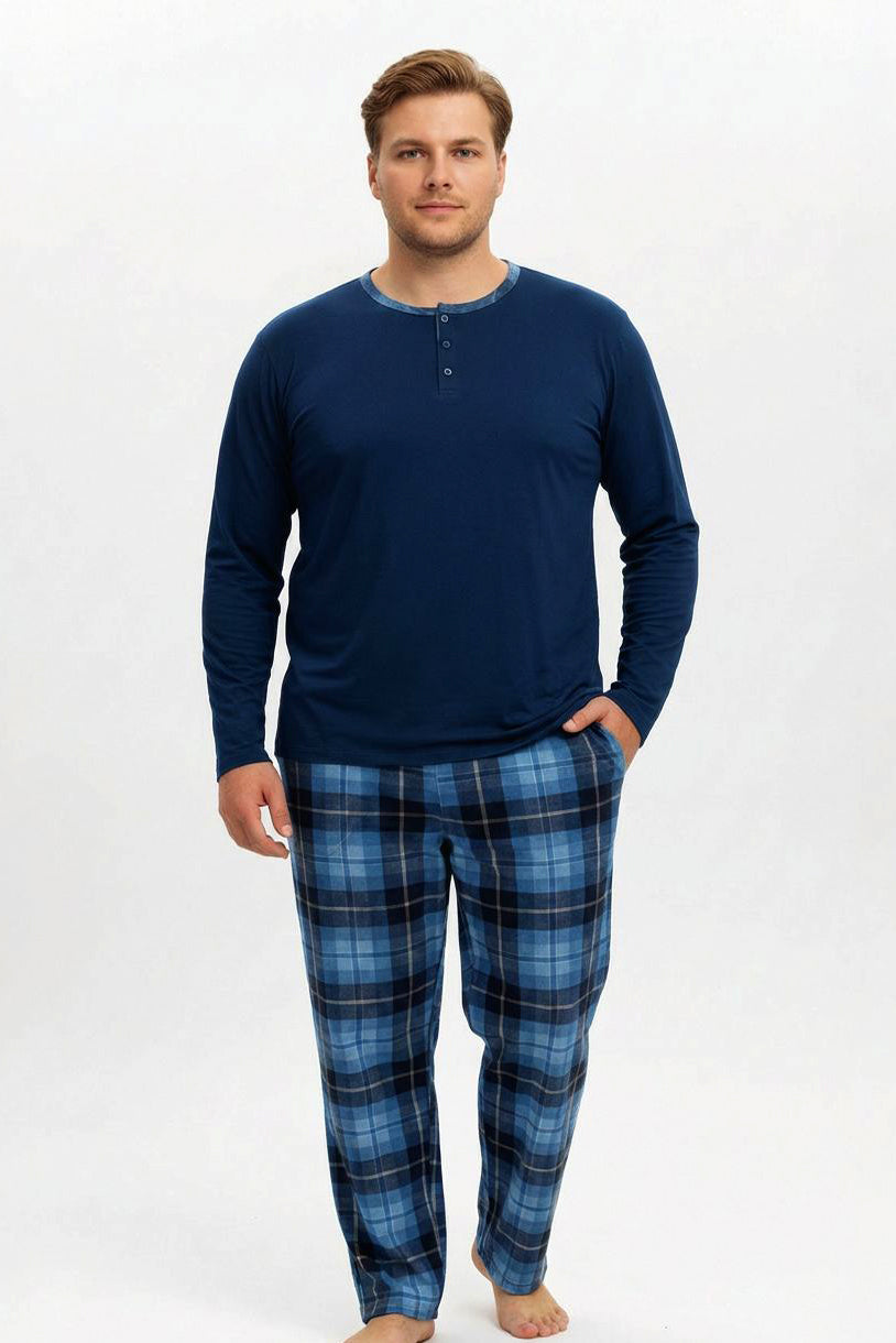 Pyjamaset Plus-Size Atlantic aus Baumwolle