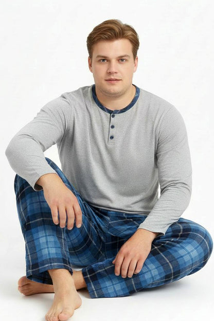 Pyjamaset Plus-Size Atlantic aus Baumwolle
