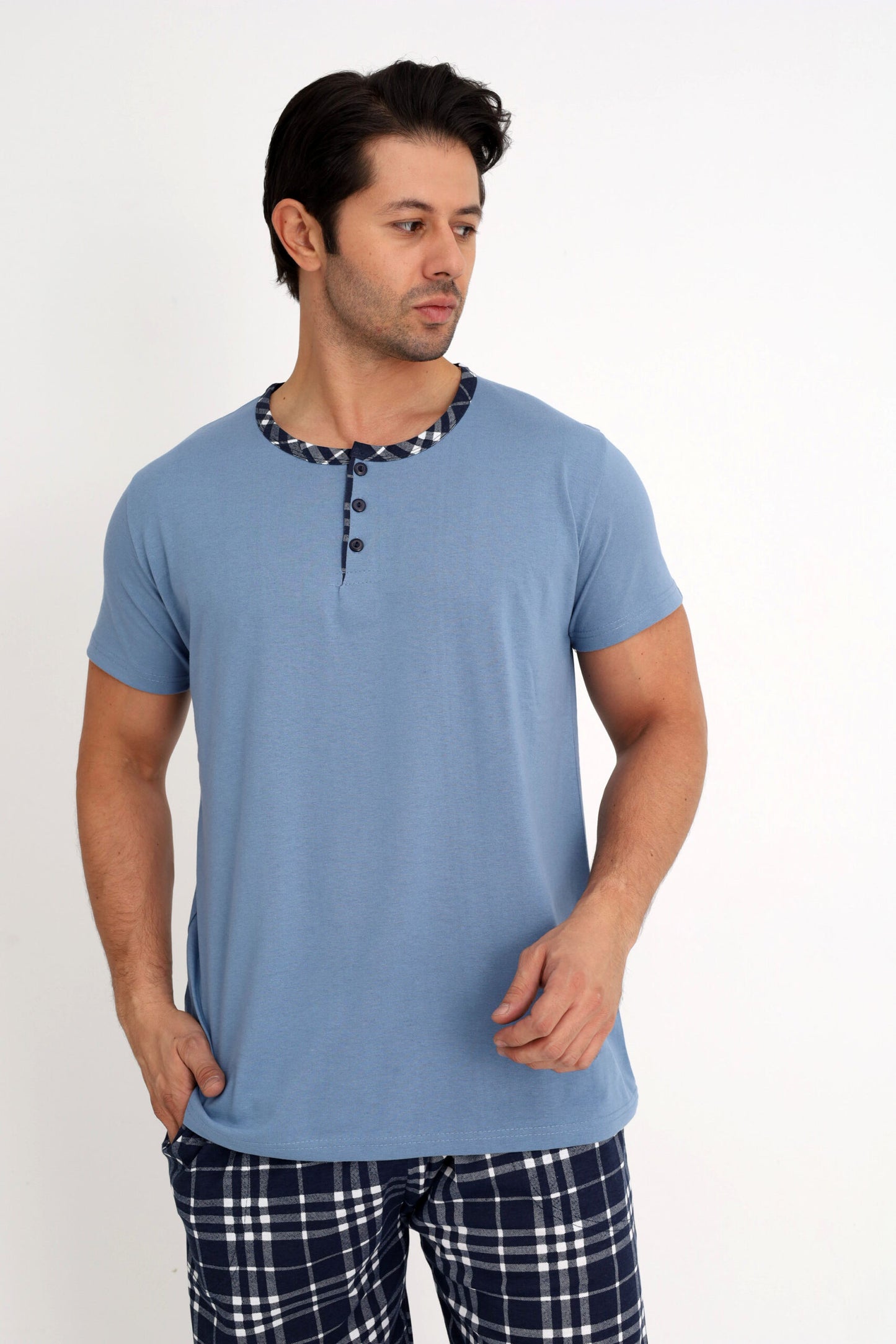 Pyjamaset Sea aus Baumwolle