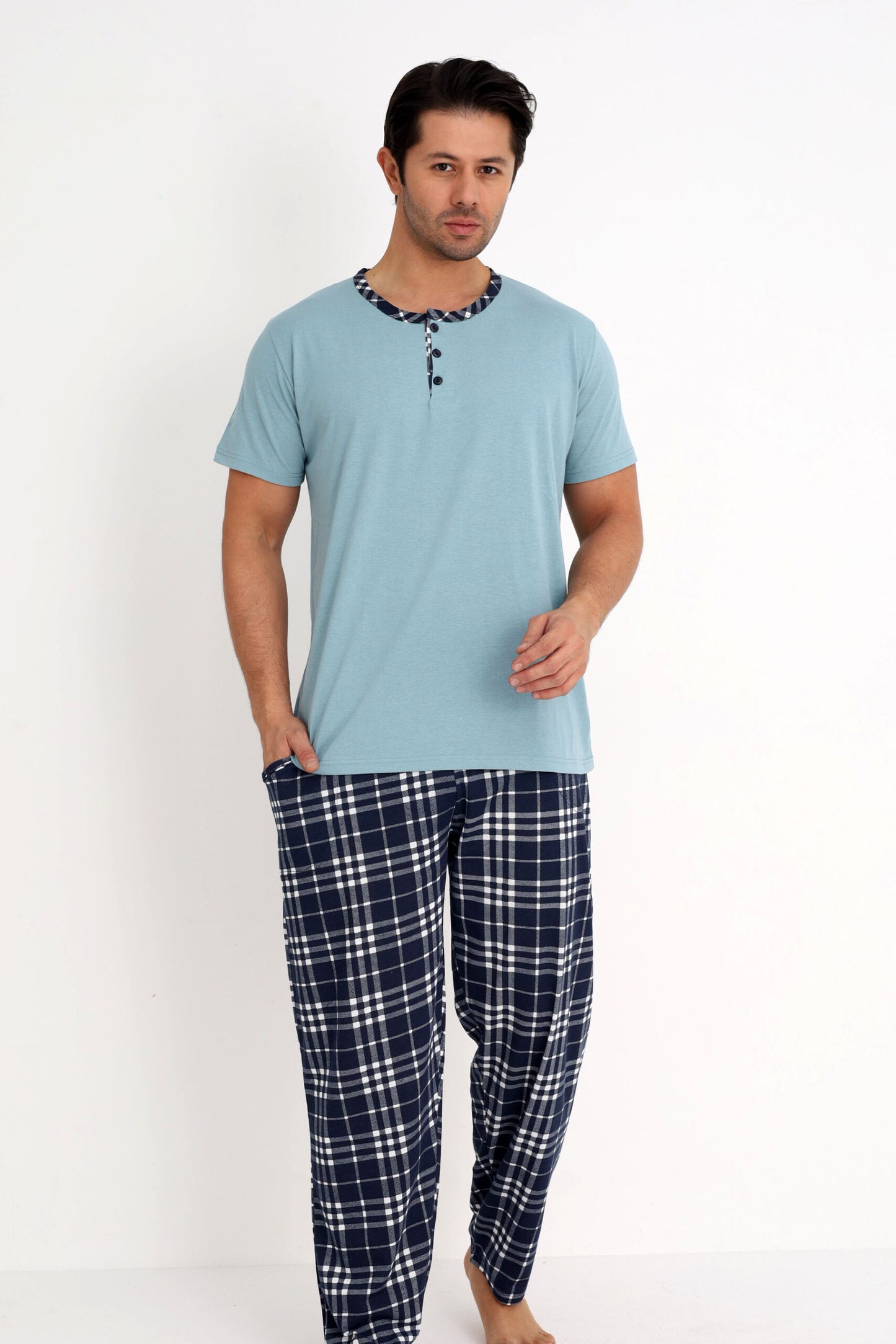 Pyjamaset Sea aus Baumwolle